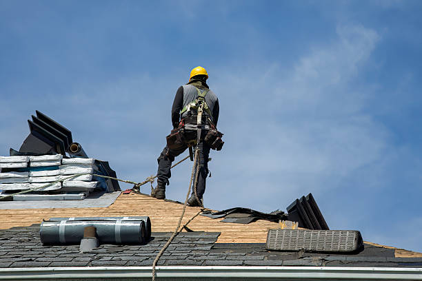 Professional Emergency Roof Repair technician working in East Grand Forks, MN